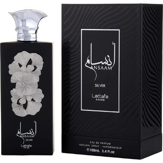 Lattafa Pride Ansaam Silver EDP 100ML Unisex image 1