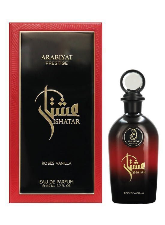 Arabiyat Prestige Ishatar Red Roses Vanilla EDP 110ML Unisex image 1