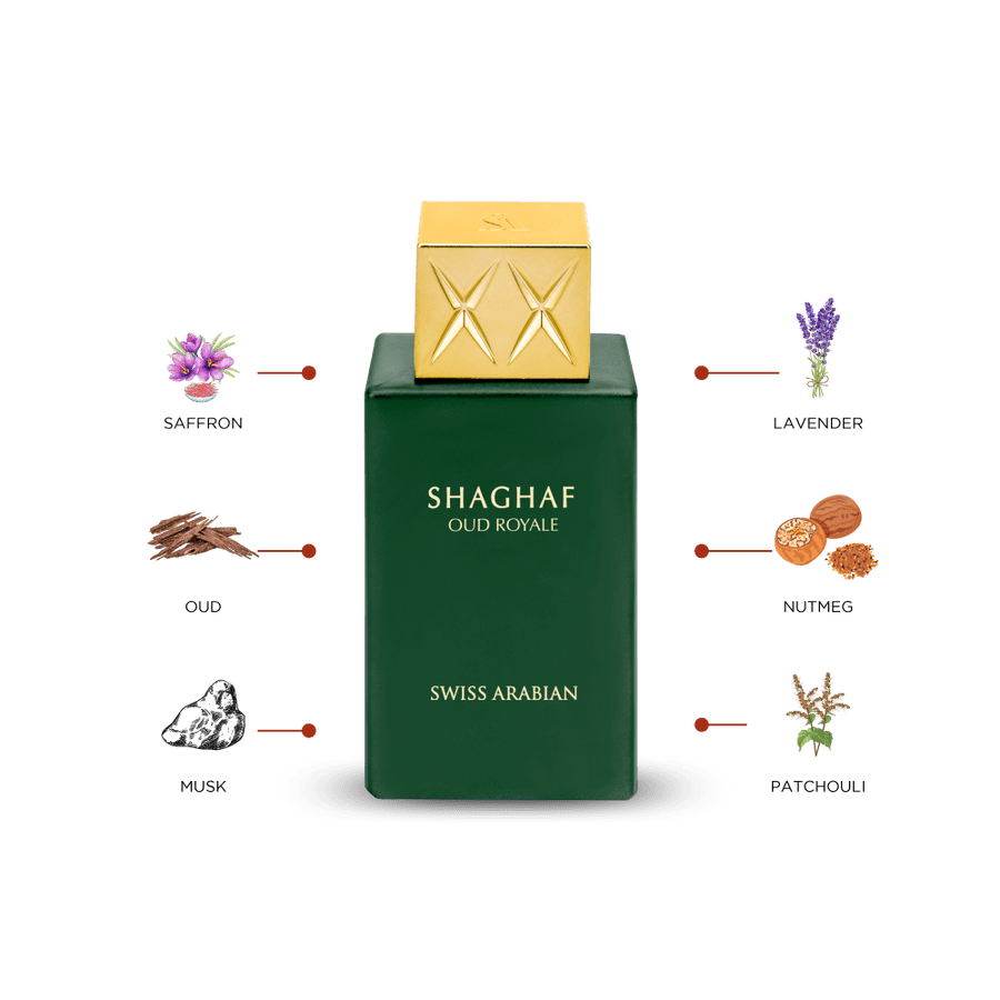 Swiss Arabian Shaghaf Oud Royale
EDP 75ML Unisex image 2