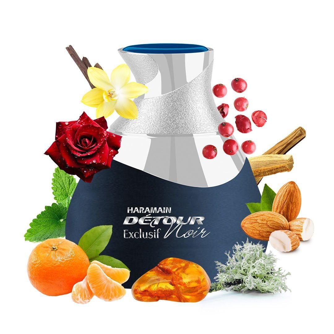Al Haramain Detour Noir Exclusif EDP 100ML Unisex image 2