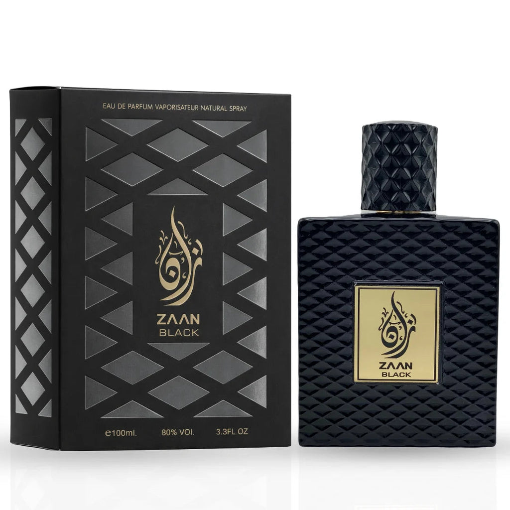 Aura Fragrance Zaan Black EDP 100ML Men