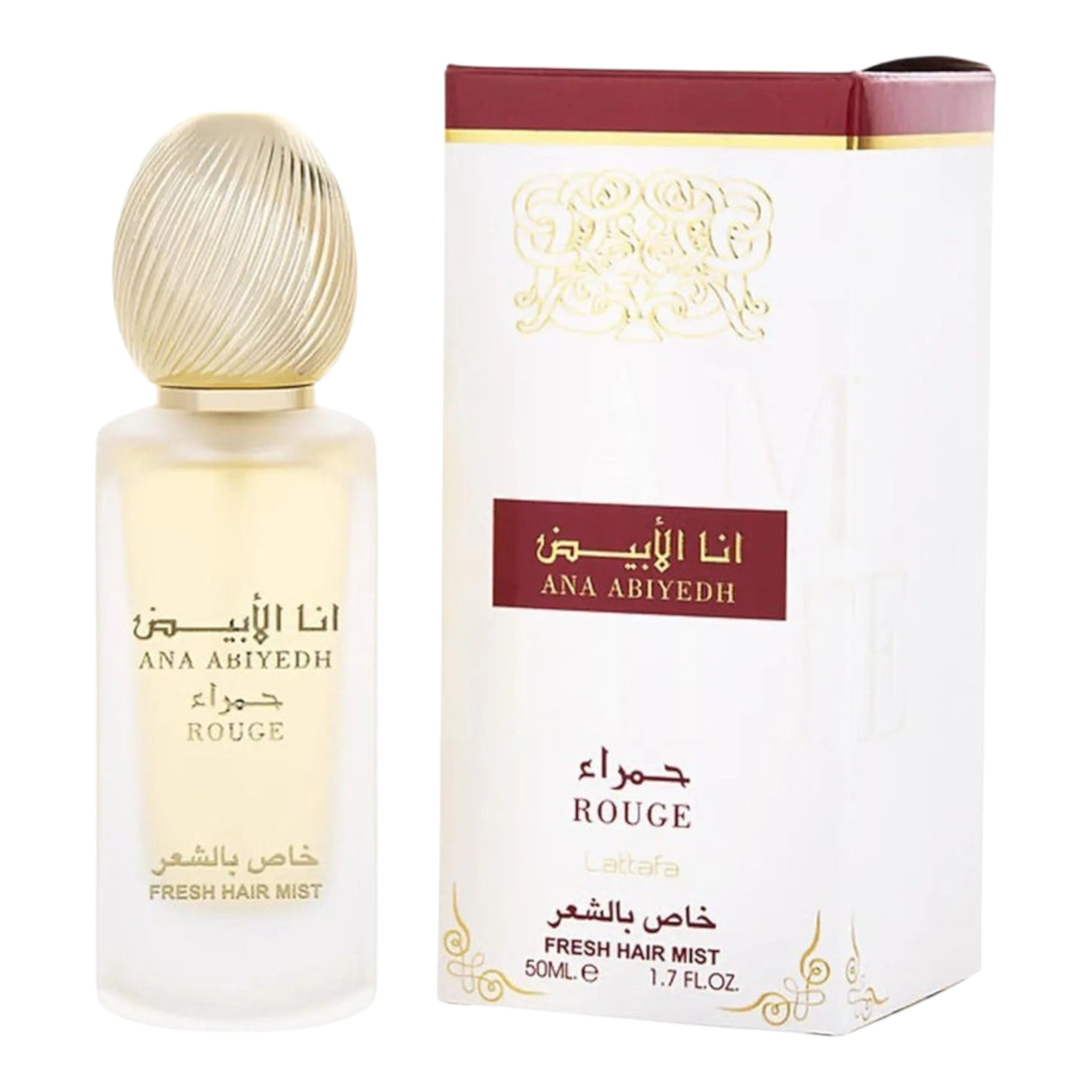 Lattafa Ana Abiyedh Rouge Hair Mist 50ML Women